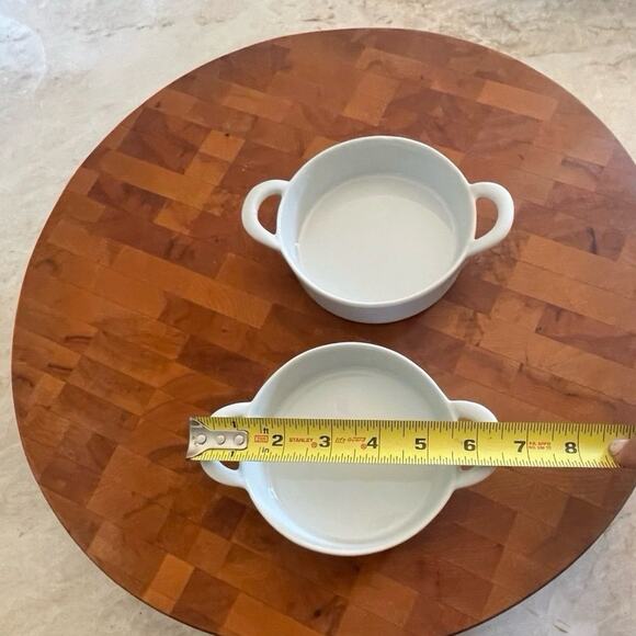 Sur La Table white creme brulee dishes NEW - Picture 6 of 8